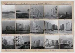 Straßenansicht Suhler Straße, Umgebung. Berlin, Hellersdorf, Suhler Straße/Cottbuser Platz