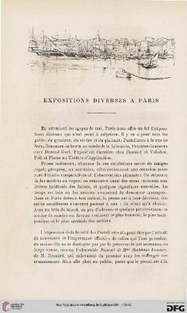 3. Pér. 5.1891: Expositions diverses à Paris