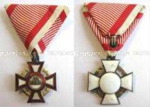 Militärverdienstkreuz mit Kriegsdekoration, Kaisertum Österreich