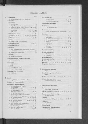 Stichwortverzeichnis