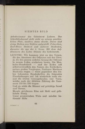 Siebtes Bild