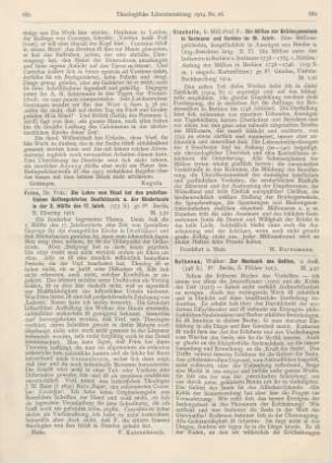 682-683 [Rezension] Rathenau, Walther, Zur Mechanik des Geistes. 2. Aufl