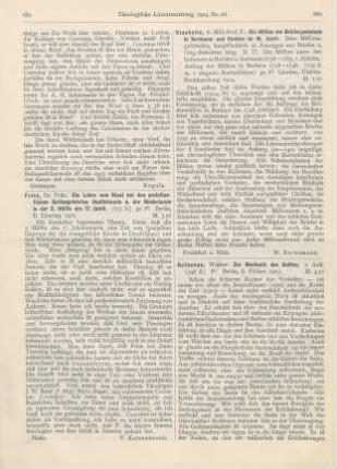 682-683 [Rezension] Rathenau, Walther, Zur Mechanik des Geistes. 2. Aufl
