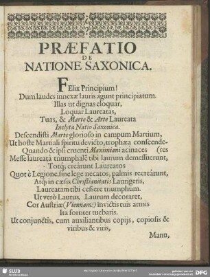 Natione Saxonica