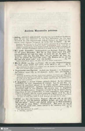 Anciens Manuscrits précieux