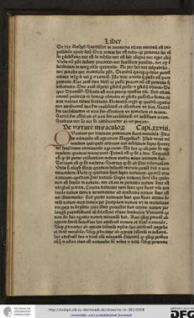 Quoniam per divinam potentiam fiunt miracula, ideo de miraculis est agendum Augustinus...