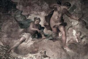 Diana und Apollo töten die Kinder der Niobe