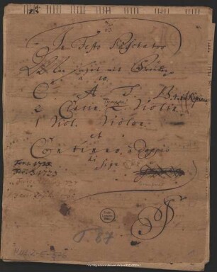 Man singet mit Freuden vom Sieg - Mus.2-E-576 : V (4), Coro, orch, bc