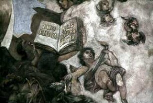 Madonna in der Glorie umgeben von Engeln