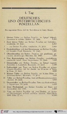 1. Tag (Nr. 1-133)