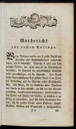 Vorbericht zur ersten Auflage