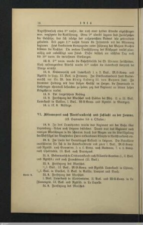 VI. Abtransport nach Nordfrankreich und Schlacht an der Somme