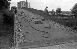 Instandsetzung der Fußgängerbrücke über dem Ostring zwischen Rintheimer Feld und Oststadt