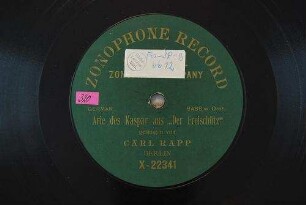 Arie des Kaspar aus "Der Freischütz" / [C. M. v. Weber]