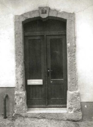 Marienberg, Marienstraße 17. Wohnhaus. Portal