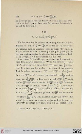 § 16: Sur le nom […]