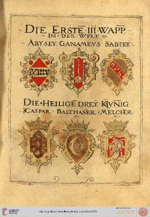 Die Ersten III Wappen in der Welt; Die Heiligen drey Khvnig