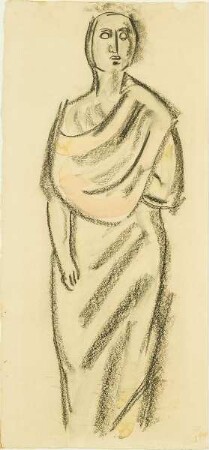 Stehende Gewandfigur
