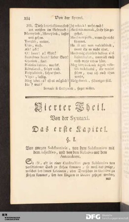 Das erste Kapitel. Von zweyen Substantivis.