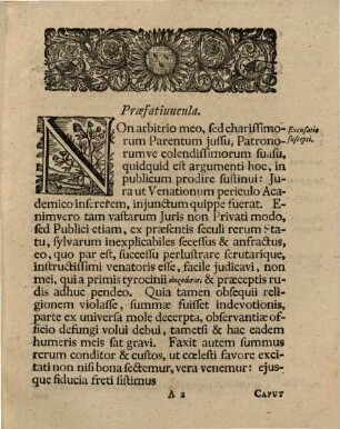 Tractatio Juris Canonici De Clerico Venatore Vom Rechte Der Geistlichen zu Jagen : Occasione Tit. XXIV. Lib. V. Decretal.
