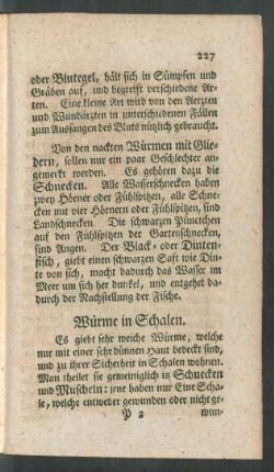 Würme in Schalen