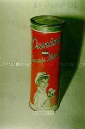 Blechdose für Tennisbälle "Dunlop TURNIER Tennis Bälle"