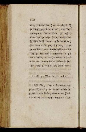 Adeliche Mutterfreuden.