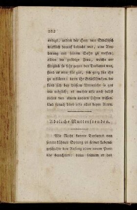 Adeliche Mutterfreuden.