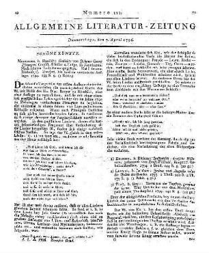 Moralisch-romantische Dichtungen für Deutschlands Jünglinge und Mädchen in den gesittetern Ständen. Hrsg. von F. R. L. Leipzig: Reinicke 1795