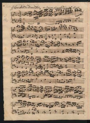 O Ewigkeit du Donnerwort; org; D-Dur; Krebs-WV 542