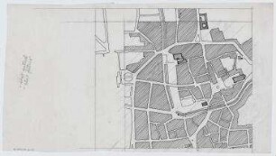 Wettbewerb Bensheim (nicht realisiert) – Lageplan. Bensheim/Hessen