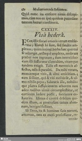CXXXIV. Visa hedera