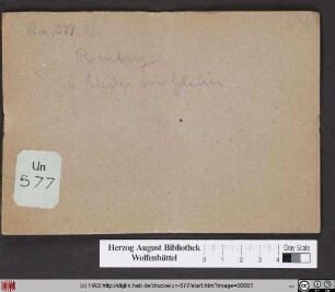 Sechs Lieder von Gleim : Für Drey Singstimmen in Musik gesezt : Op: 20 - 5tes Werck der Gesangstücke