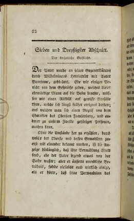 Sieben und Dreyßigster Abschnitt. Der katholische Geistliche