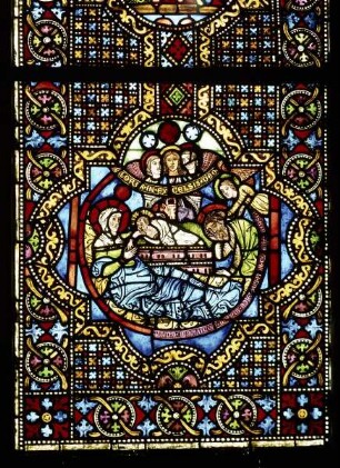 Elisabethfenster (Fenster s II) — Geburt Christi
