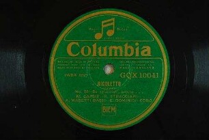 Rigoletto : No. 28; Su spiacciati, presto... / (Verdi)