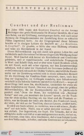 VII. Courbet und der Realismus