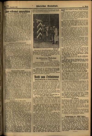 Zweite Ausgabe vom Montag, den 09. Dezember 1935.
