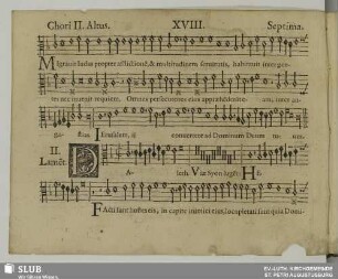 XVIII. II. Lamentatio: Daleth viae Sion lugent