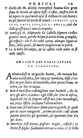 Oracoli Del Conte Civlio Da Scandiano.