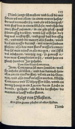 Folgt von Pflastern.
