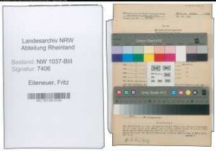 Entnazifizierung Fritz Eiteneuer , geb. 08.09.1912 (Werkfuehrer)