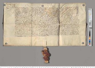 A: Abt Georg des Klosters Speinshart. S: A. E: Abt Friedrich des Klosters Michelfeld. Betreff: Vidimierung der inserierten Urkunde Pfalzgraf Johanns (von Pfalz-Neumarkt) vom 25. Juni 1441 (= Urkunde Nr. 137).