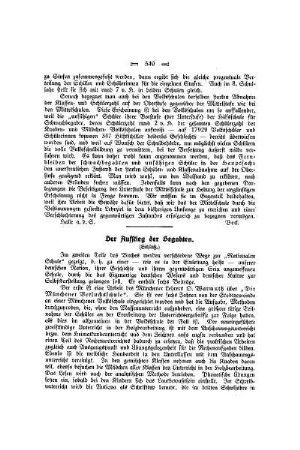 Der Aufstieg der Begabten : (Schluß)