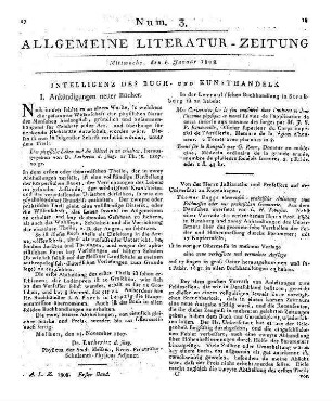 Intelligenz des Buch- und Kunsthandels