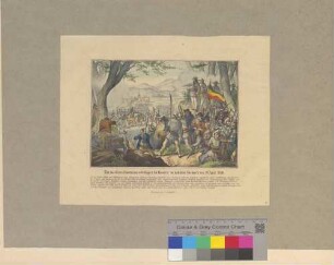 "Tod des Generallieutenants von Gagern bei Kandern im badischen Seekreise, den 20. April 1848."