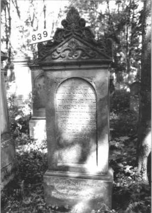Grabstein 839