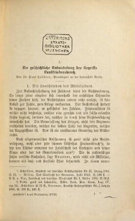 Zeitschrift für die gesamte Strafrechtswissenschaft : mit Auslandsrundschau. 18. 1898