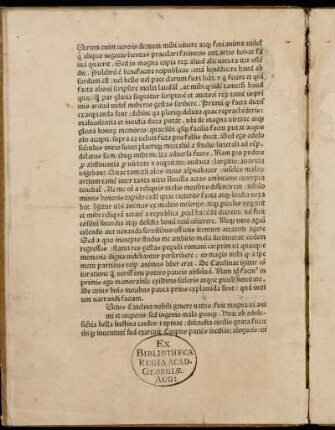 [L]Ucius Catilina, nobili genere natus ...