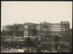 I.G.-Farben, Frankfurt/Main Verwaltungsgebäude: Baustellenfoto